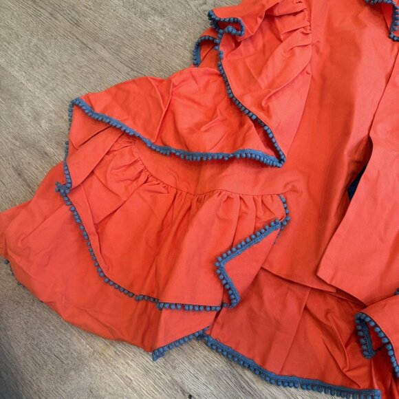 Tía Cibani Res Ruffle Dress Coat Jacket - Picture 2 of 7